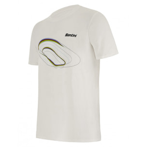 Uci Track - T-Shirt - Blanc - Homme