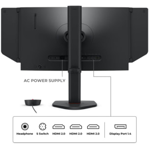Ecran PC Gamer BENQ ZOWIE XL2546X+ 24" Full HD 280Hz Ultra Fast TN