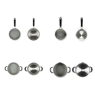 Ensemble 8 pièces Excelsa – Forn-Ok, Aluminium Gris