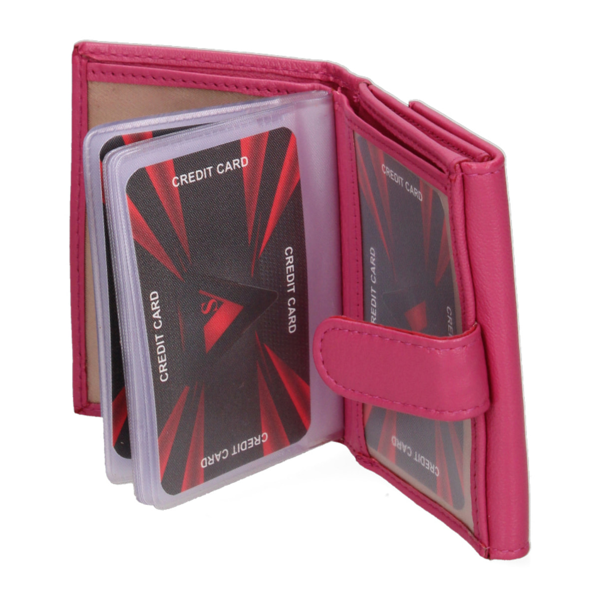 Portafoglio  da donna ecopelle Prodotto Vegano 9x8x2 cm