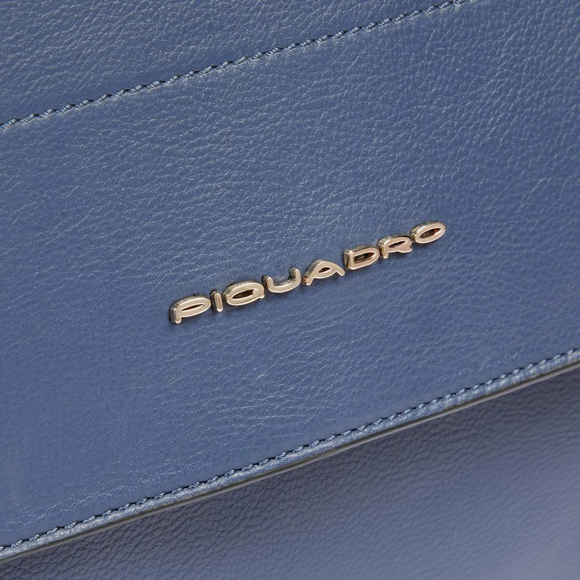 Piquadro Borsa modello satchel in pelle porta pc con protezioni antiurto e RFID