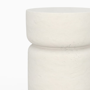 Table d'appoint ronde en béton blanc D30 cm - Tahiti