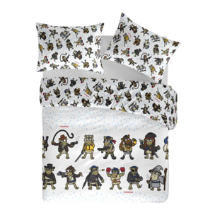 Funda nórdica reversible MOVIE STARS - 100% algodón - 144 hilos -