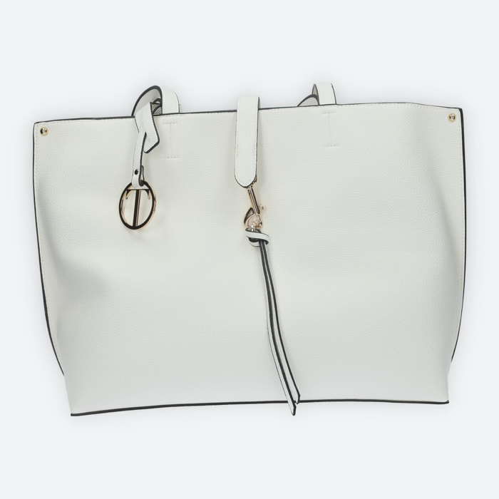 Borsa Adulto unisex Tata Italia Bianco