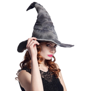 Cappello Strega Stregone Grigio Accessorio Costumi Halloween