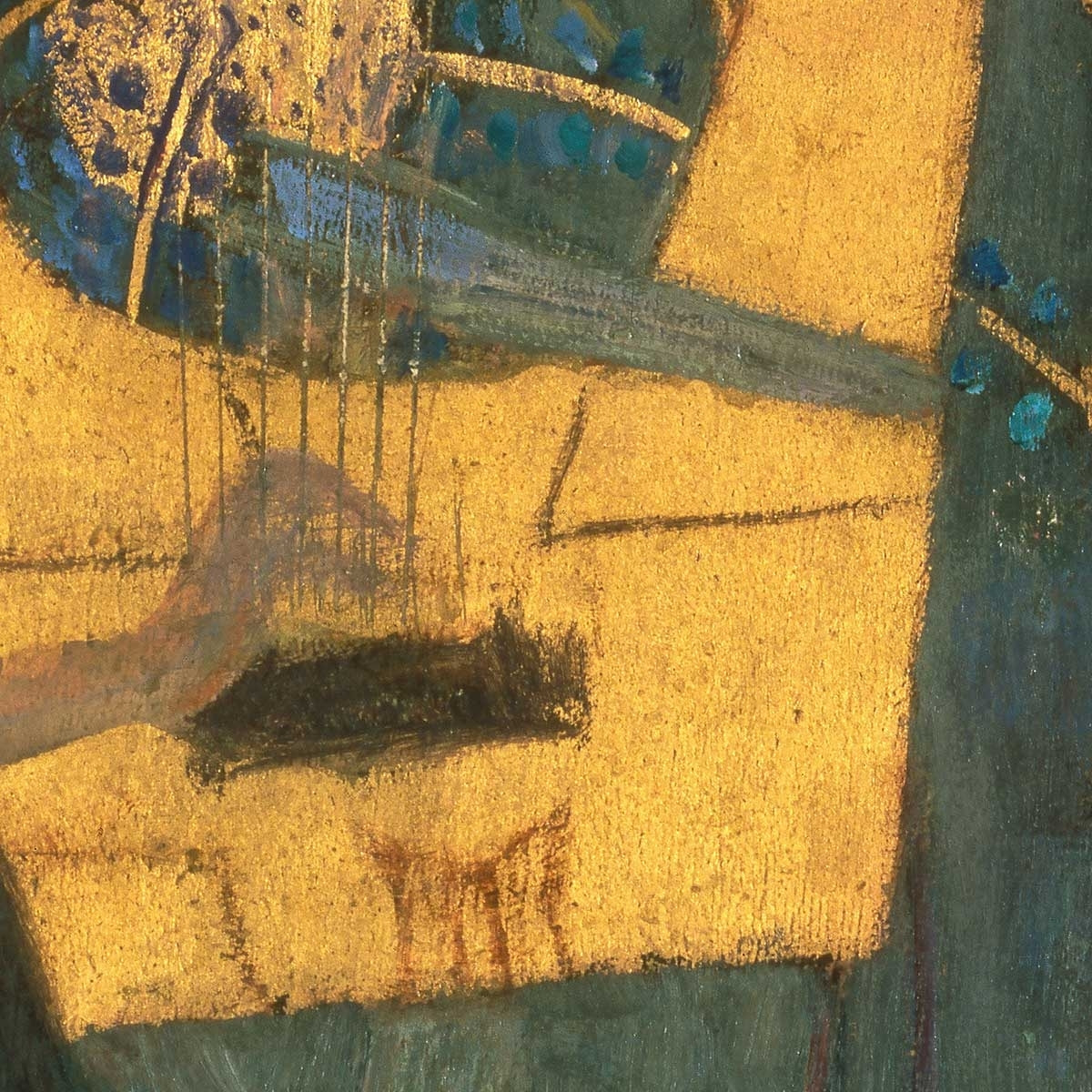 Poster Music - Gustav Klimt Affiche sous cadre bois