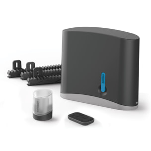 Motorisation solaire pour portail coulissant Zenia SE + 2 télécommandes supplémantaires (3 en tout) - Avidsen