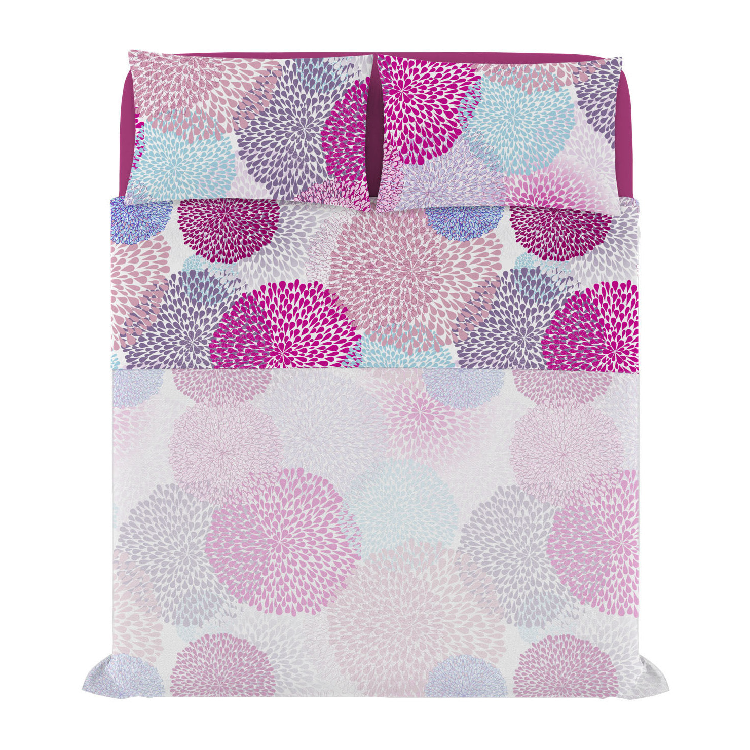 COMPLETO LETTO FANTASY, 100% Microfibra - SOFFIONI
