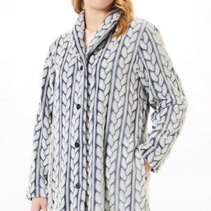 Bata larga Azul Marino