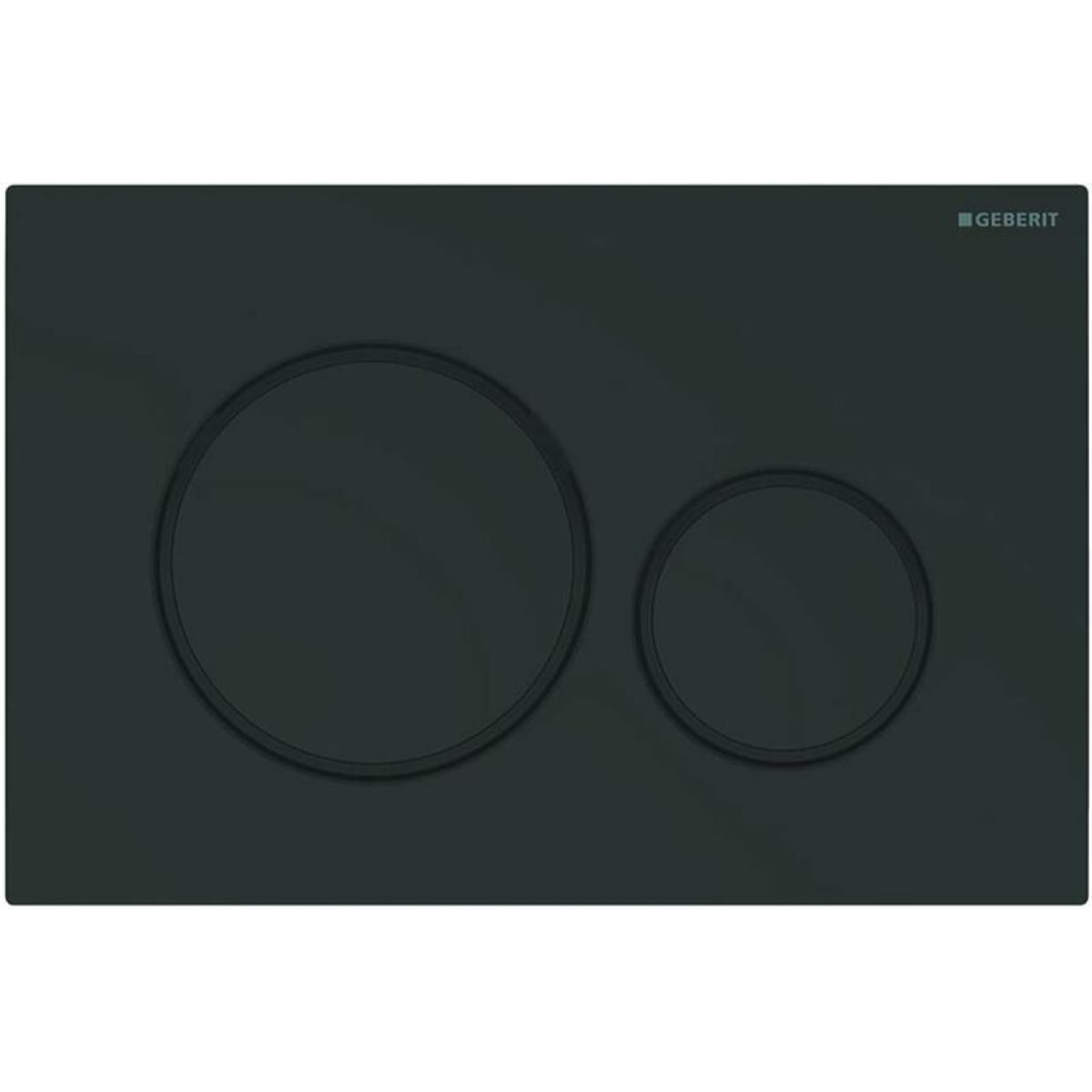 Plaque de déclenchement WC DUOFIX Sigma 20, Noir Mat (115.882.16.1)