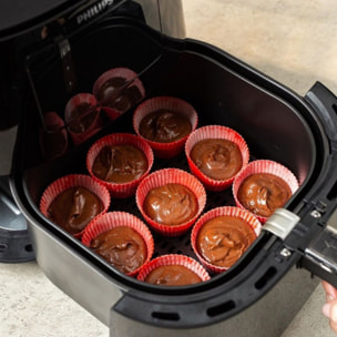 Plaque PHILIPS HD9956/00 Cuve 7.2L et moules à muffin pour Airfryers XXL+