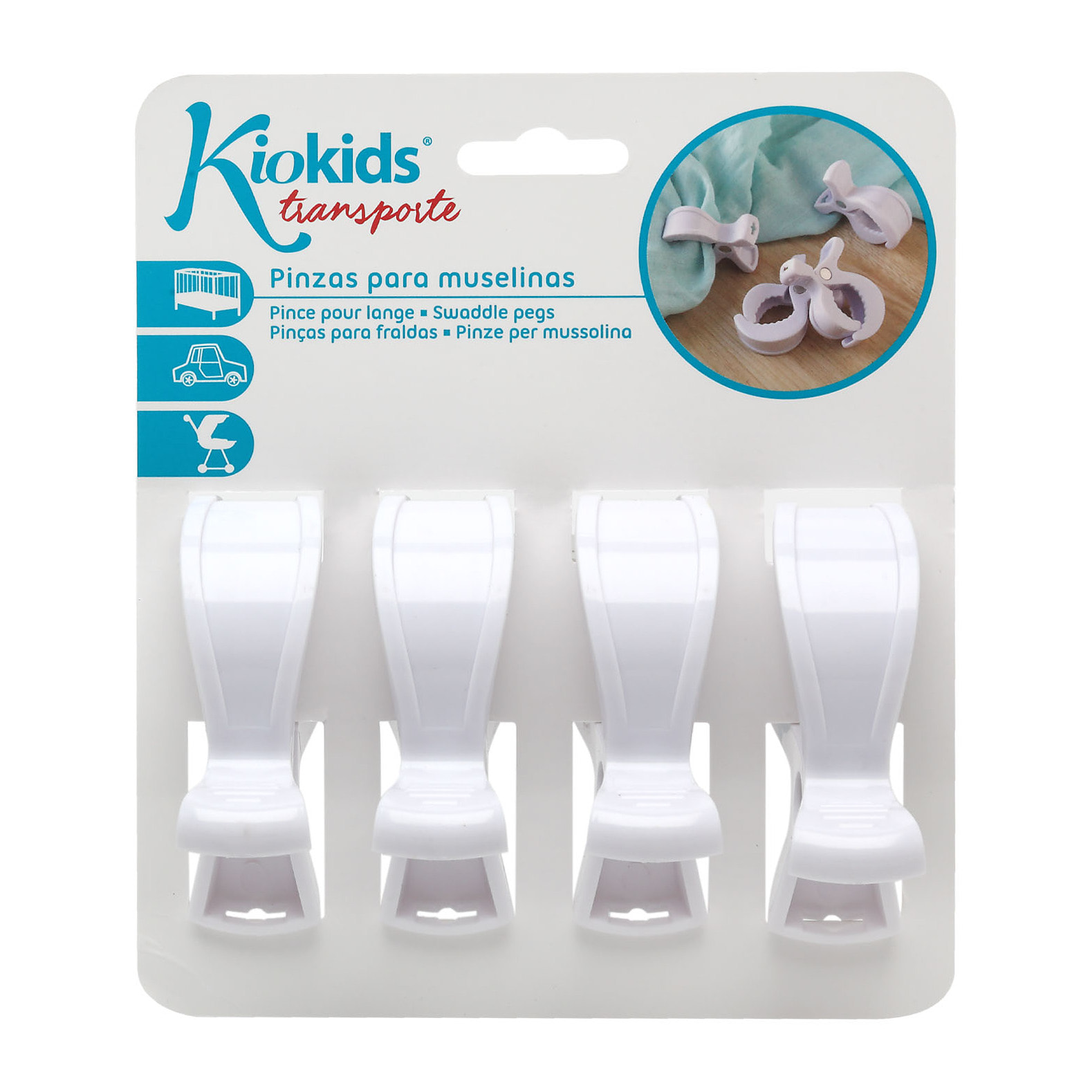 PINZAS PARA MUSELINAS BLANCO