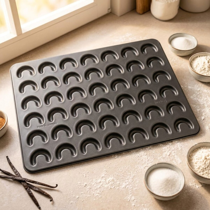 Moule pour vanille kipferl croissant vanille 42 x 32 cm Zenker Special Creative