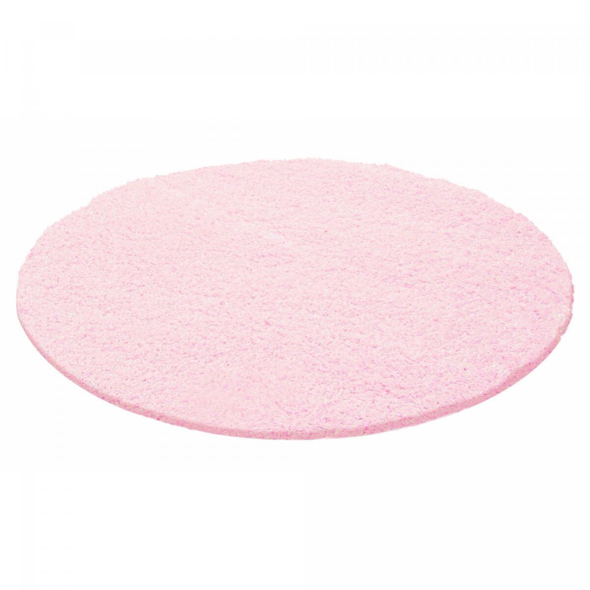 Tapis poils longs shaggy tissé motif uni ZASIVE