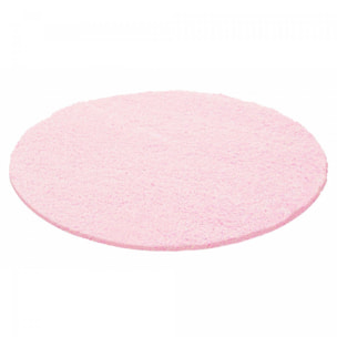 Tapis poils longs shaggy tissé motif uni ZASIVE