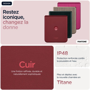 Smartphone MOTOROLA Razr 60 Ultra 512Go Rouge Rio