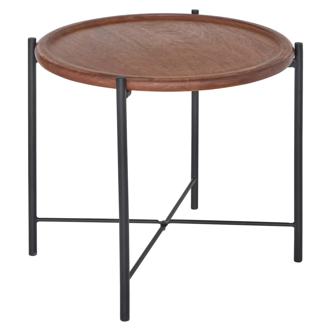 Table d'appoint Metsa marron 42,5x42,5x41cm