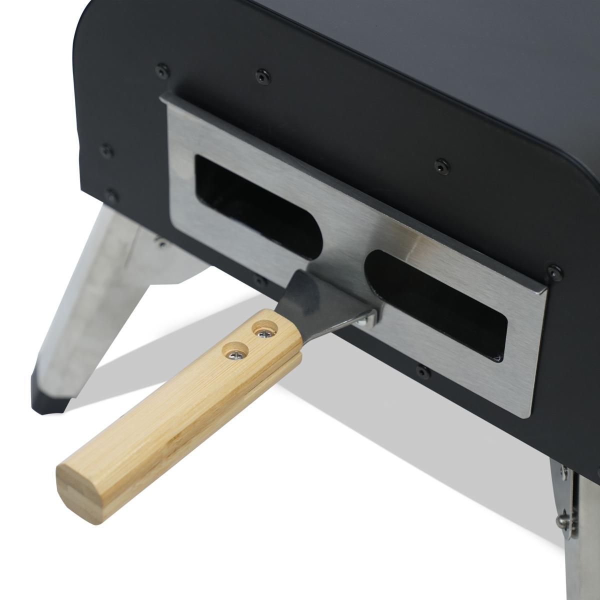 Pack four à pizza avec chariot BBQ, accessoires et housses de protection