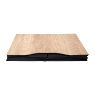 Cube de Rangement Pliable - HOME DECO FACTORY - Klaus Bali - Noir et Marron