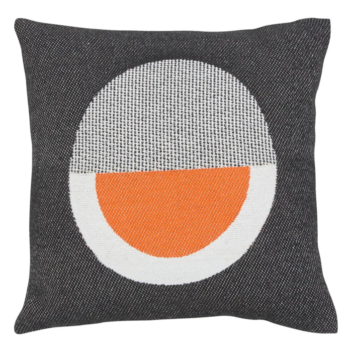 Coussin Kubus noir 38x38cm