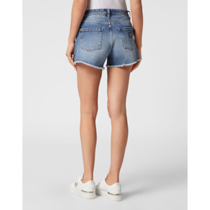 PHILIPP PLEIN Denim Shorts