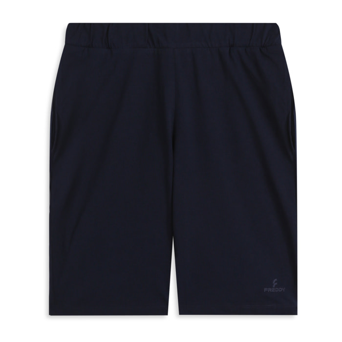 Bermuda regular fit in cotone elasticizzato