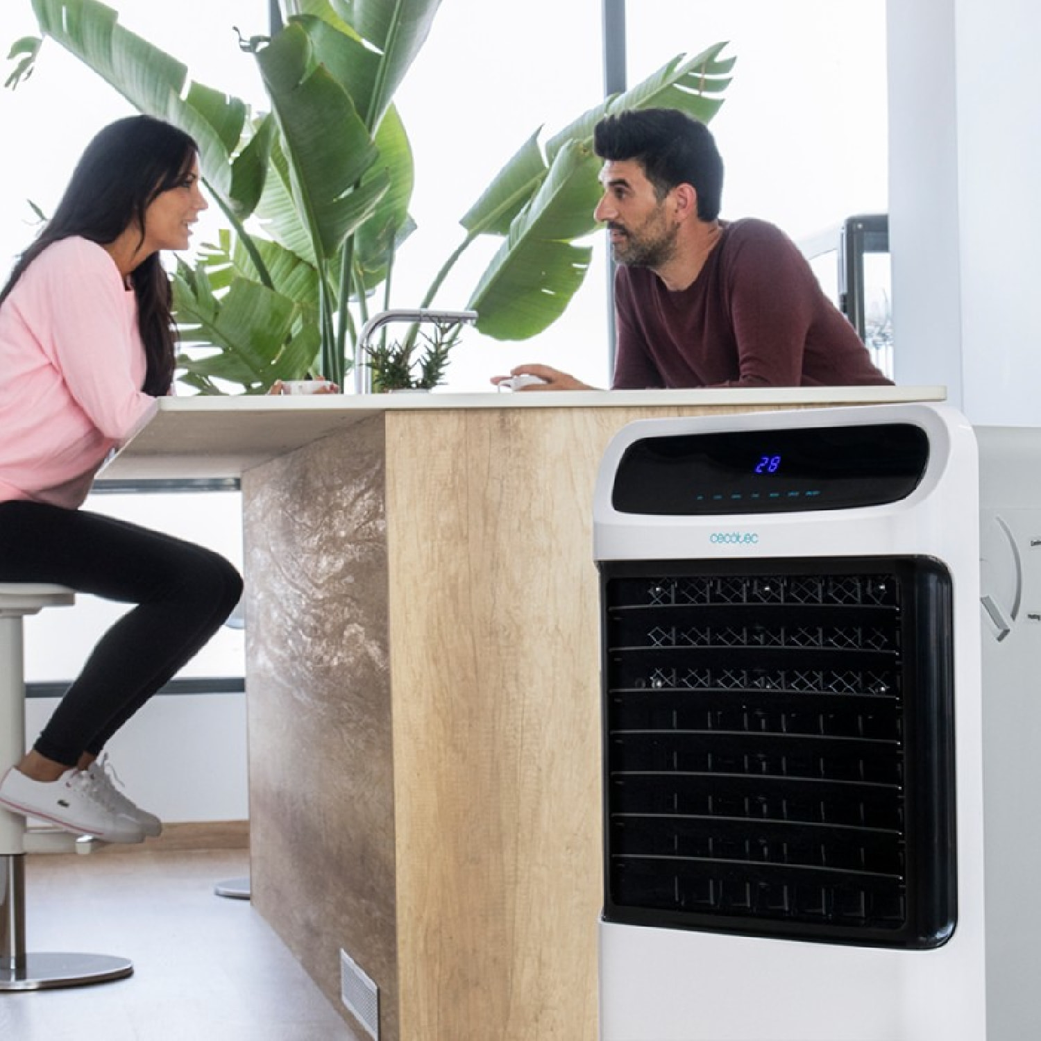 Cecotec Rafraîchisseur d’air Rafraîchisseur d’air par évaporation EnergySilence