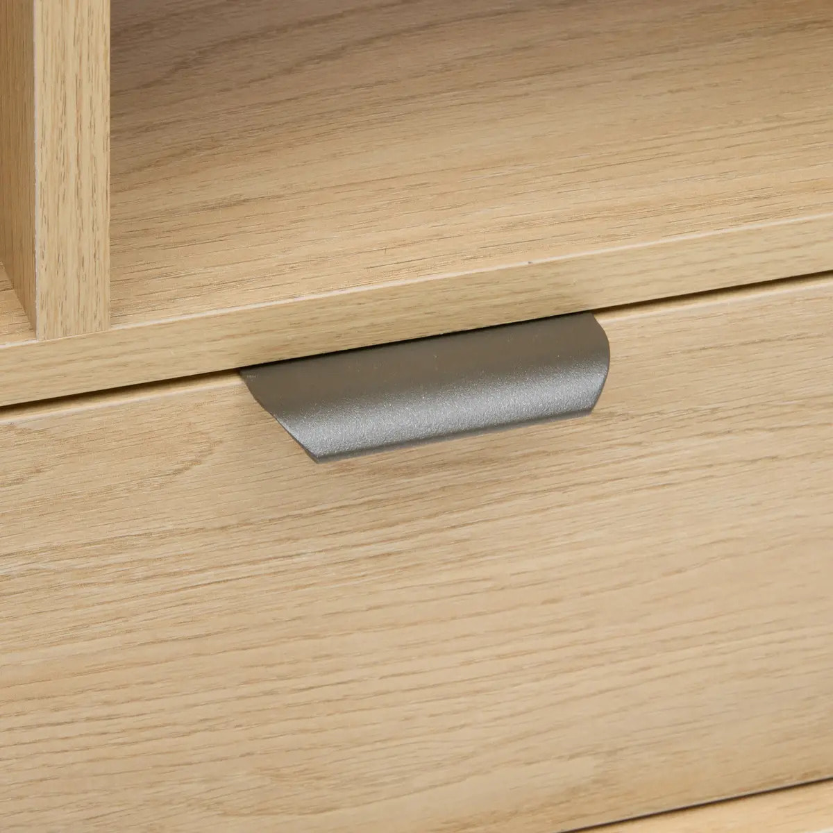 Table basse Alvo rectangulaire 39,5x92,5cm beige