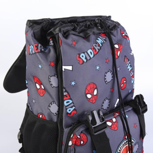 Zaino Scuola estensibile Spiderman Lui Marvel NERO