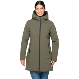 Parka ANOUK acolchada impermeable verde