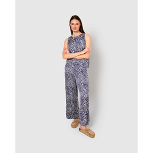 Set satinado mesy azul