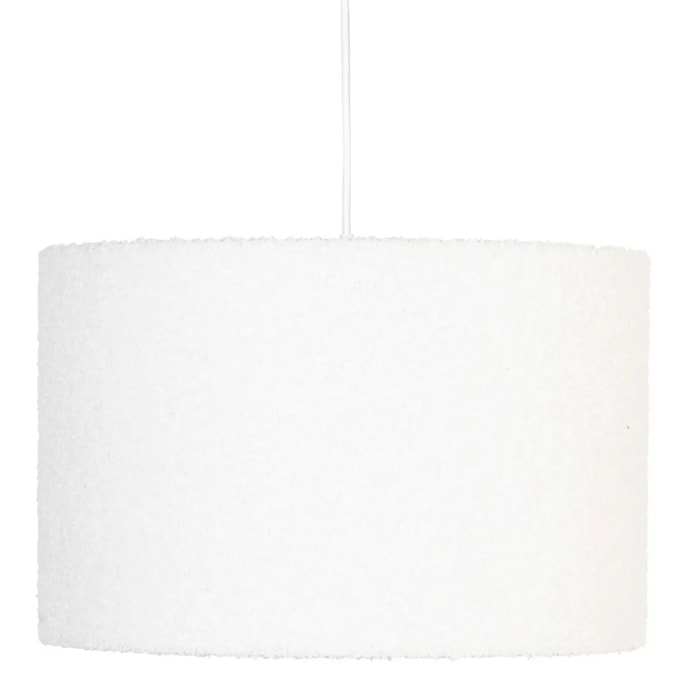 Suspension bouclette Tina blanc D37cm
