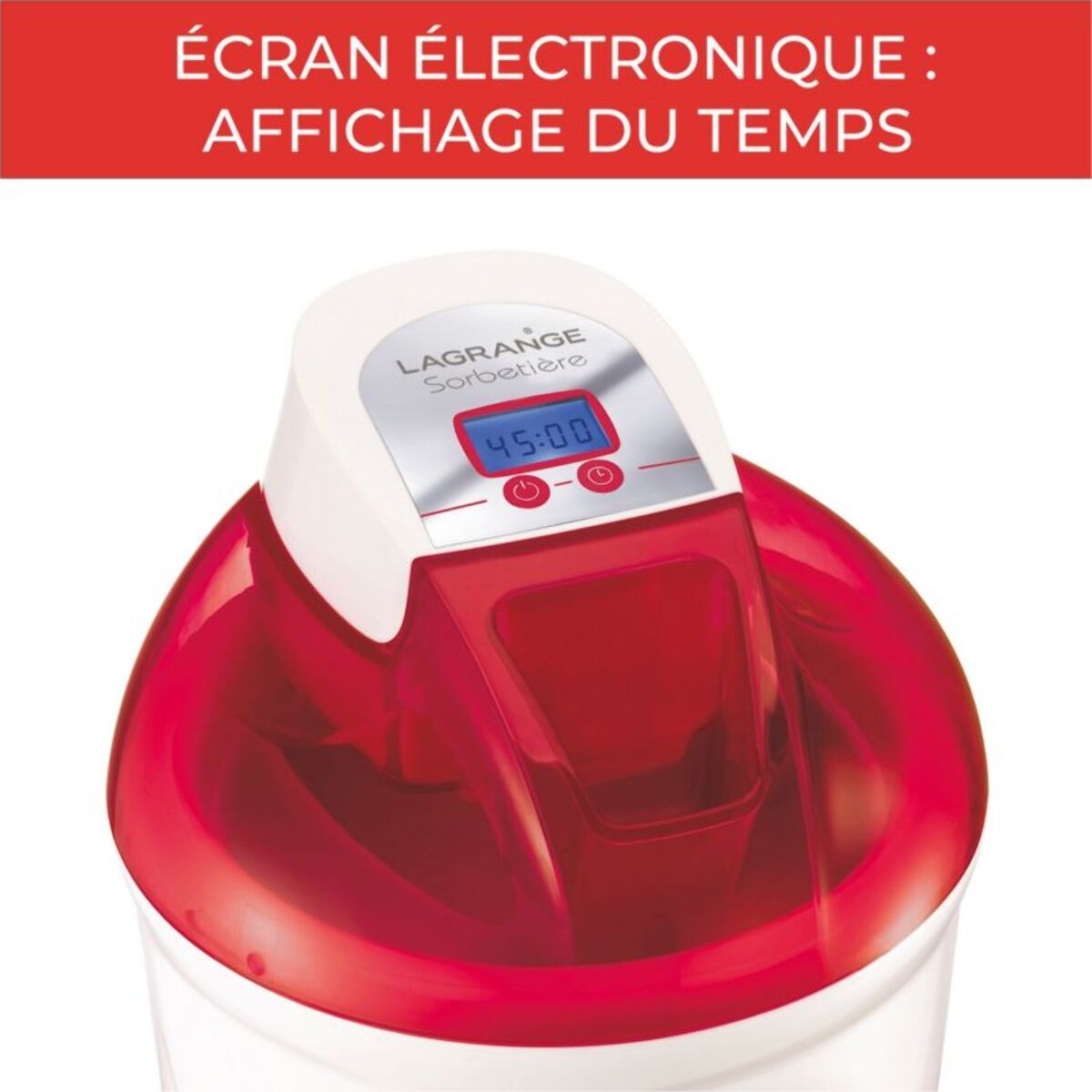 Sorbetière LAGRANGE 409005 cerise
