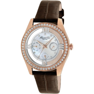 Reloj Kenneth Cole IKC2818 Mujer Analogico Cuarzo con Correa de Piel