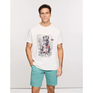 Camiseta Manga Corta Blanca - Wildman