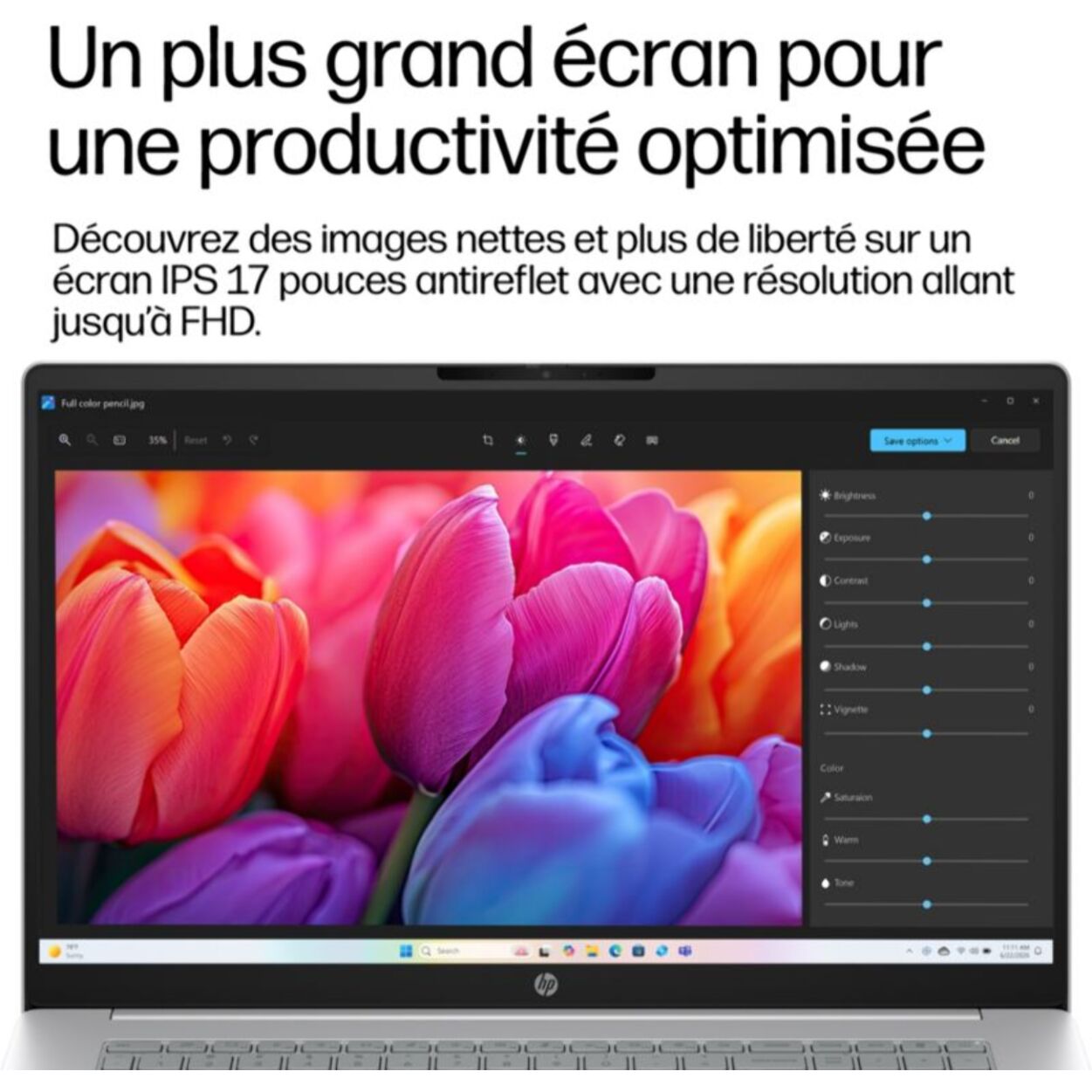 Ordinateur portable HP Omnibook 17-dp0029nf 17,3" AMD Ryzen 7 Pro 160 24 Go RAM DDR5 SSD 512 Go