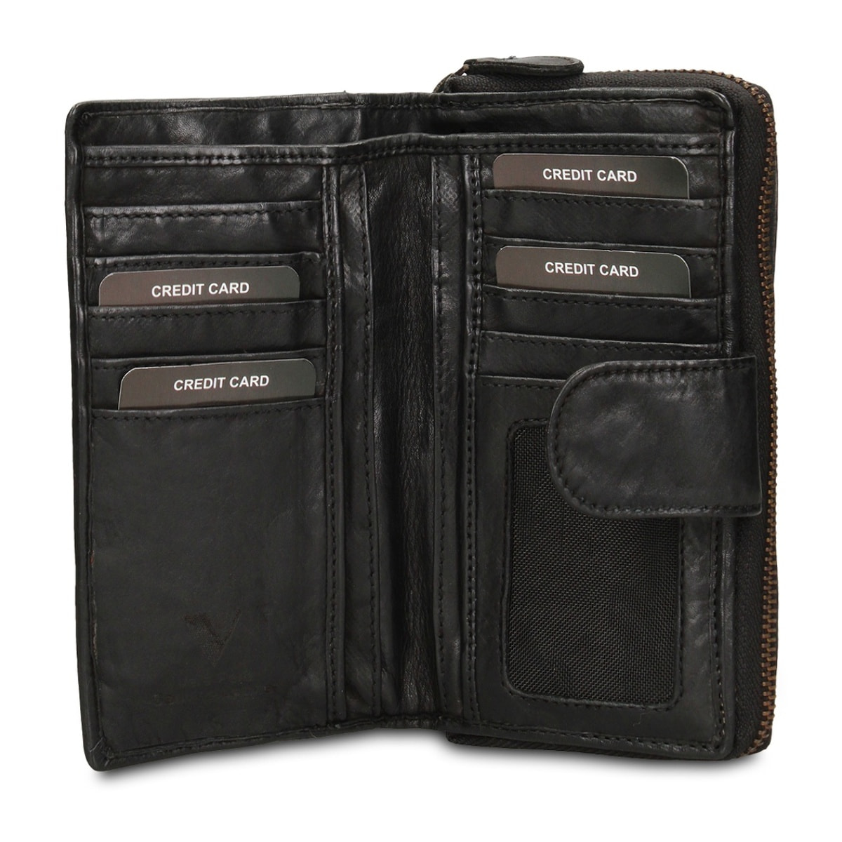 Portafoglio uomo in vera pelle - Modello Valerian Elite - 10.0 x 17.0 x 3.0 cm