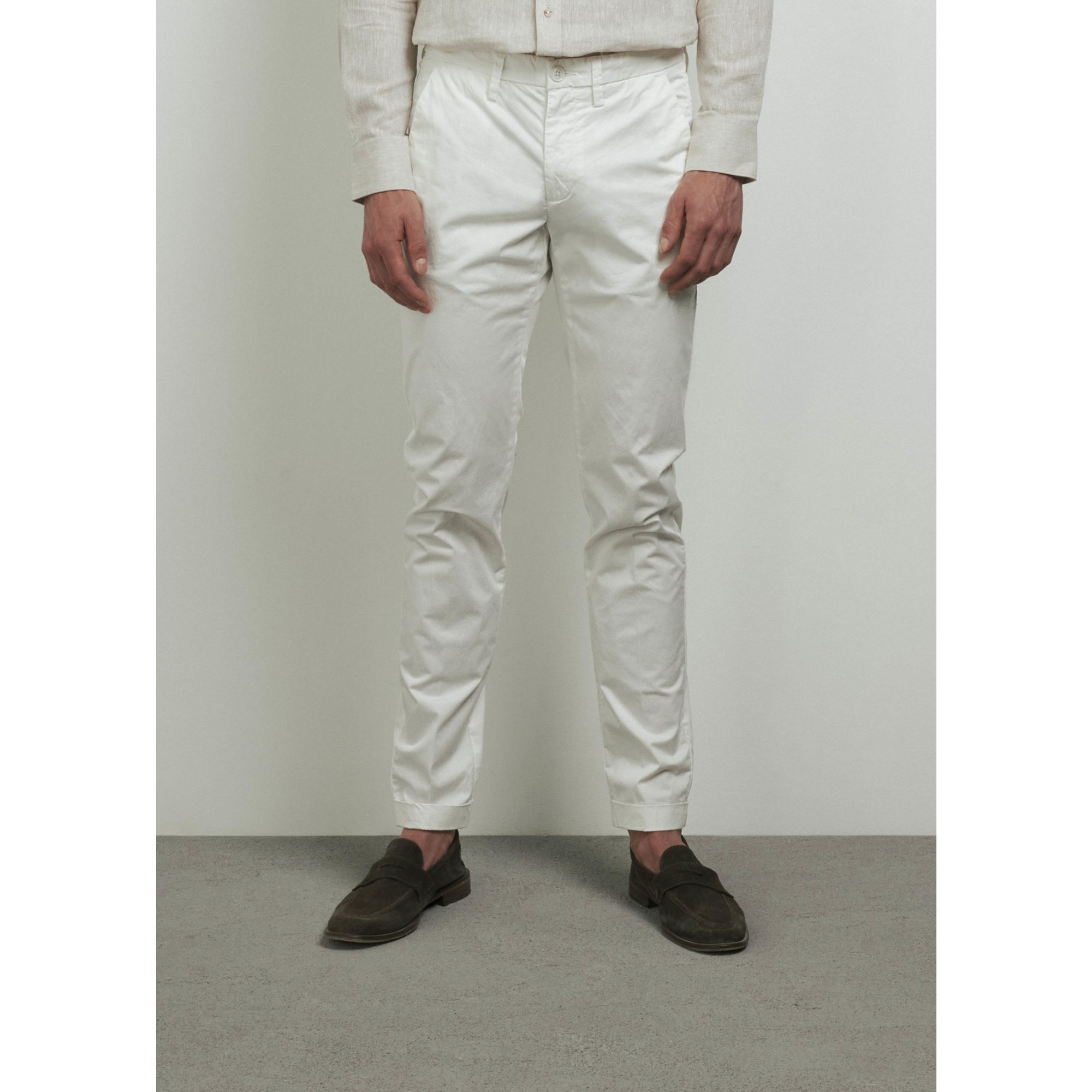 PANTALONE BIANCO CONBIPEL