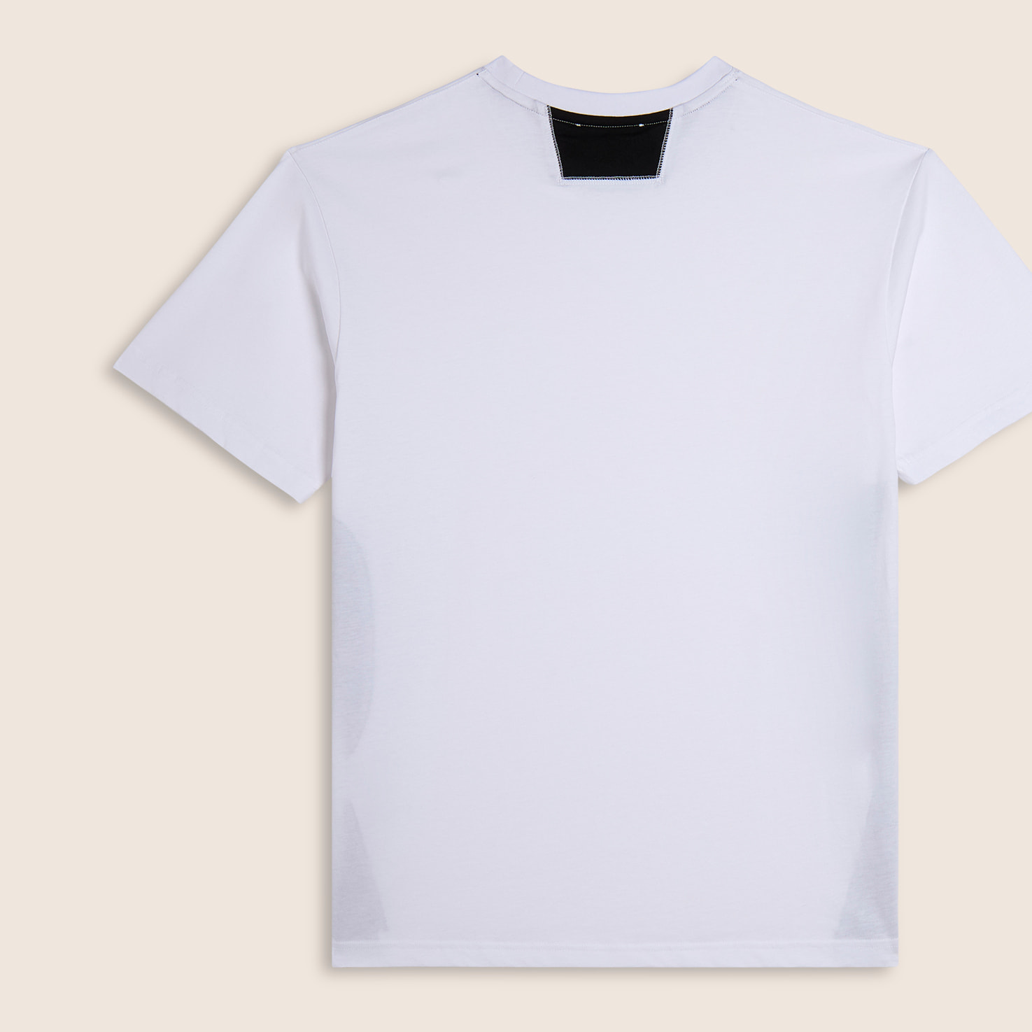 T-shirt regular fit con inserti a contrasto