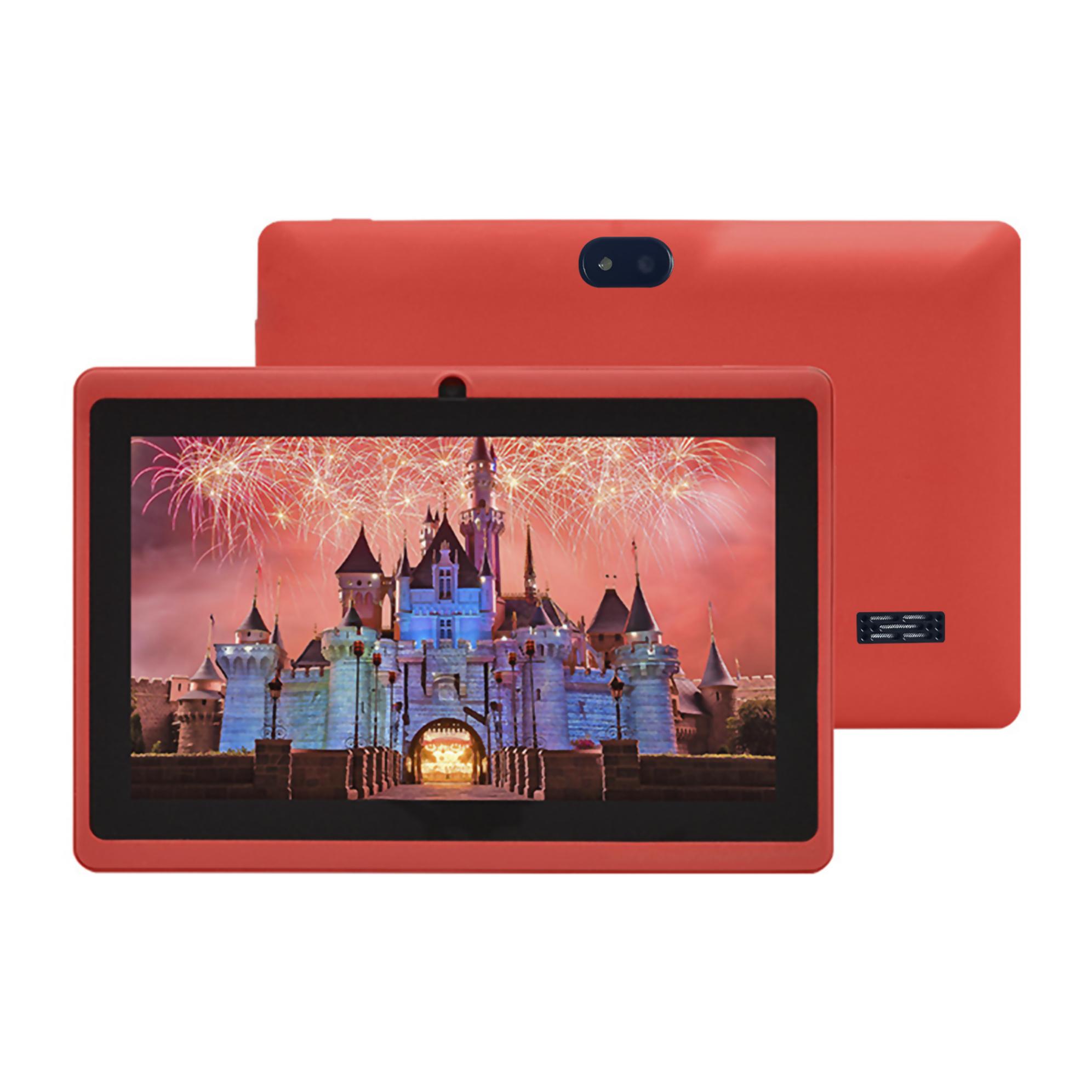 DAM Tablet Q75X PRO WiFi. SO Android 7. Pantalla 7'' 1024x600px. MTK8321 Quad Core 1,3GHz, 1GB RAM + 8GB. Doble cámara. 18,2x1,15x12,2 Cm. Color: Rojo