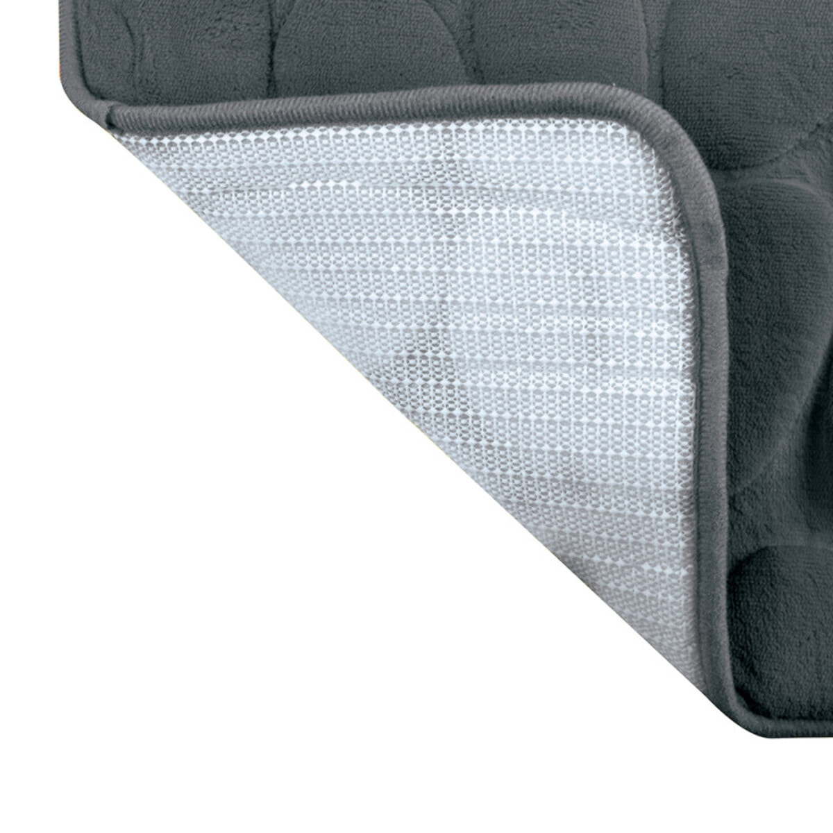 Tapis de bain Microfibre PEBBLE Gris Foncé MSV