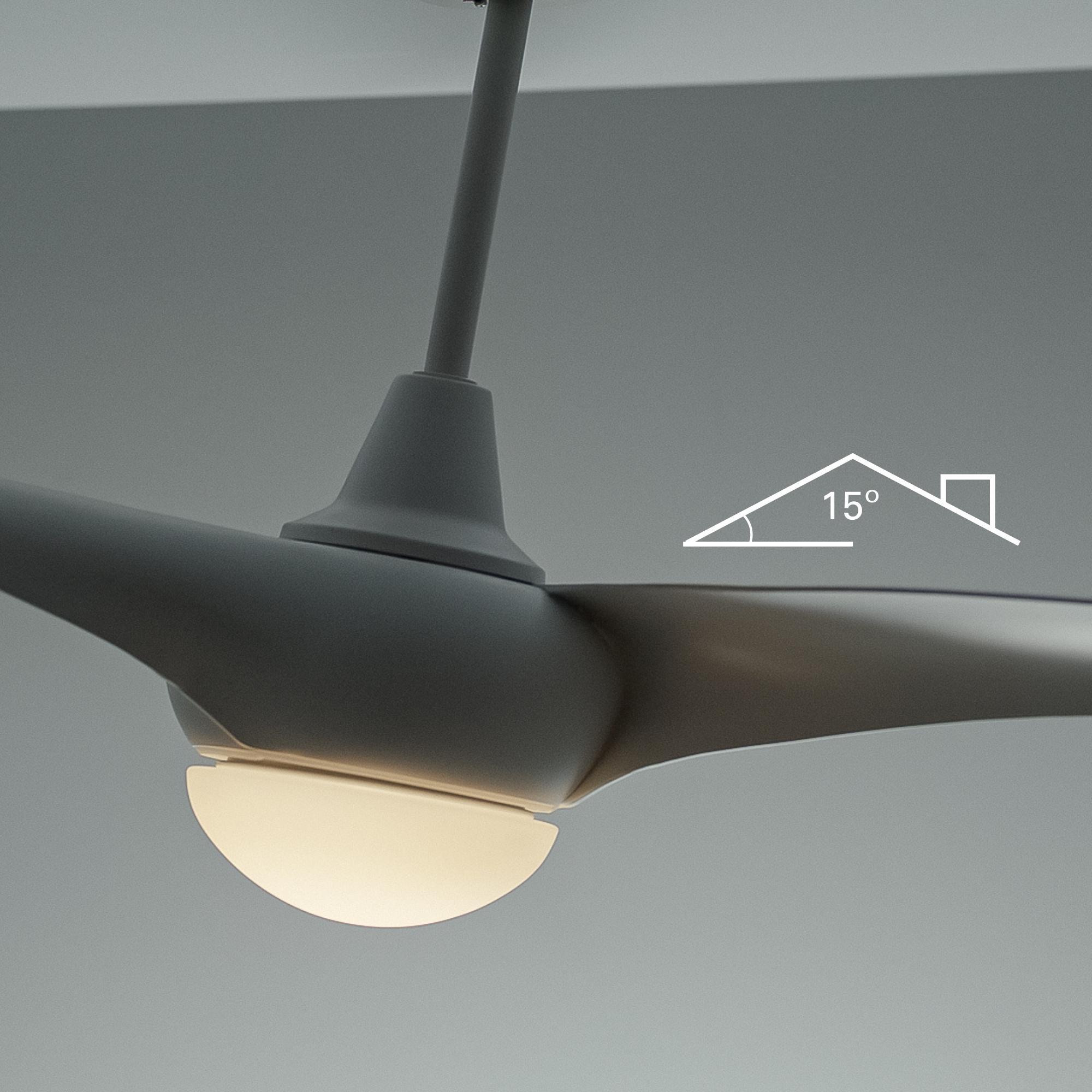 Forlight Ventilador IP20 Windy E27 15W Blanco Blanco