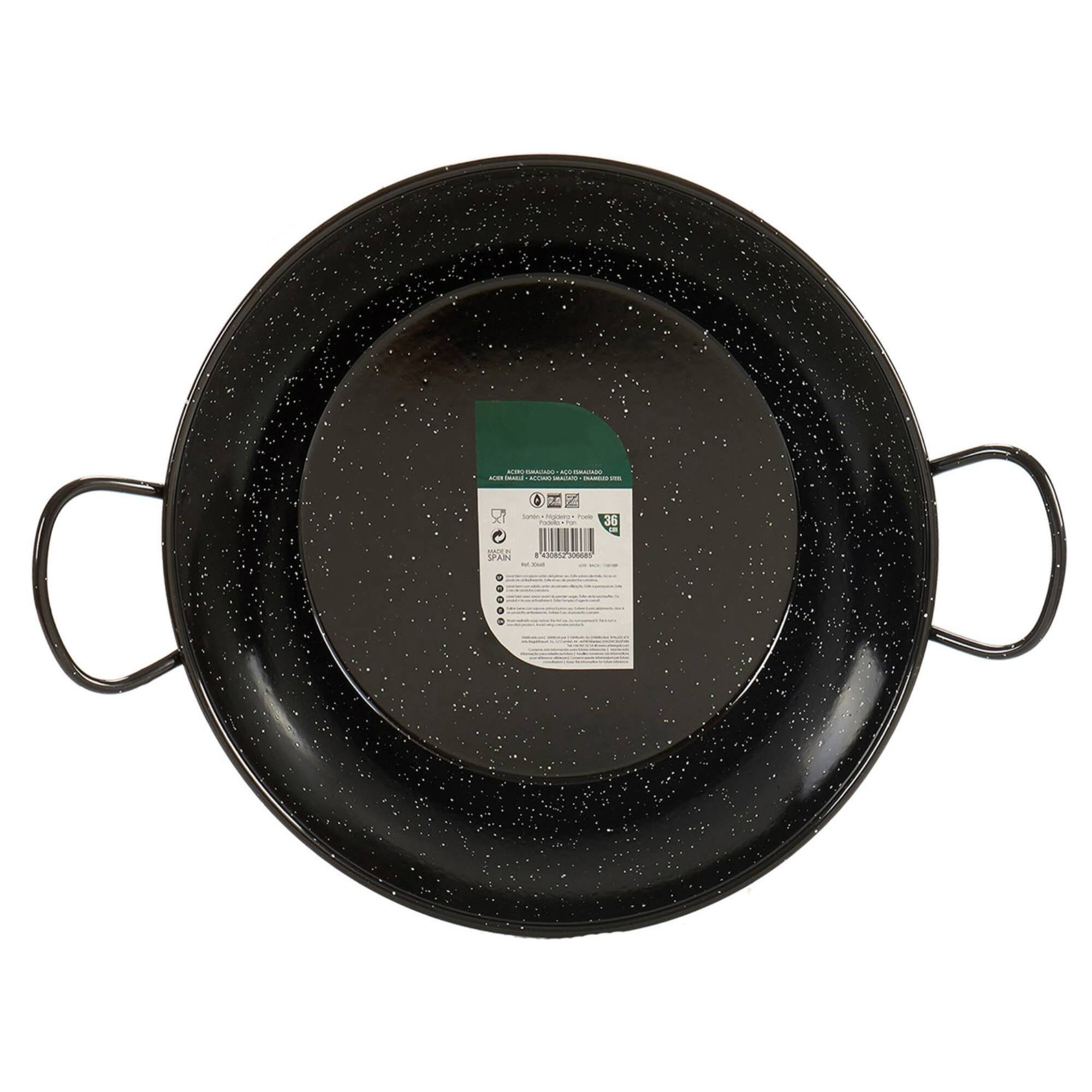 Sarten honda esmaltada con asas 36 cm colección la dehesa