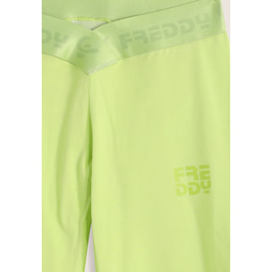 Leggings skinny con fascia logata