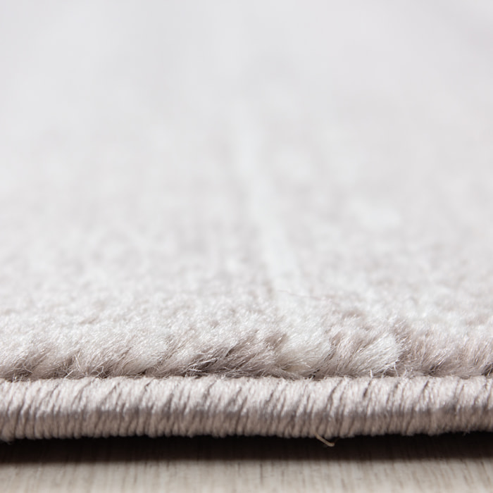 PLUS - Tapis uni à poils courts beige - PLU8000BEI