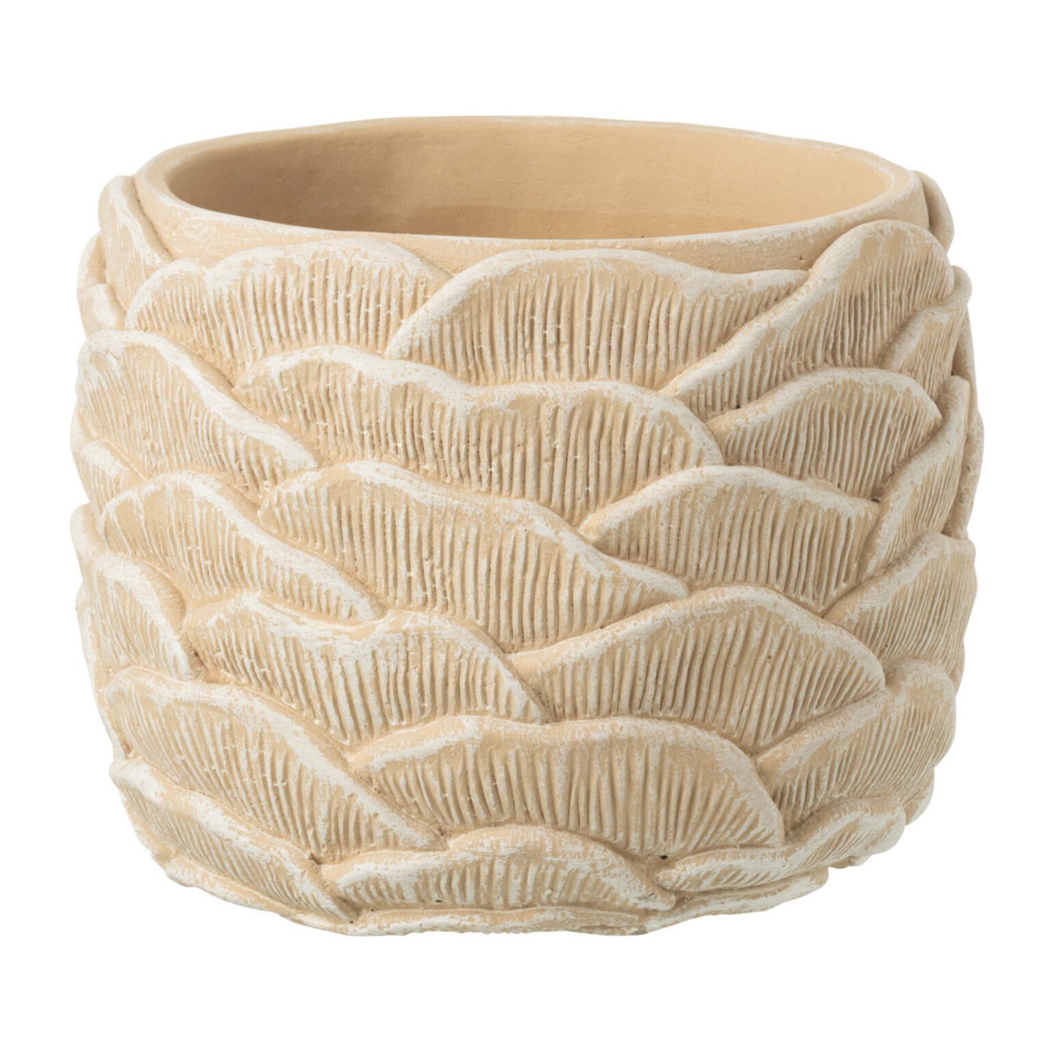 J-Line cache-pot - ciment - beige - medium