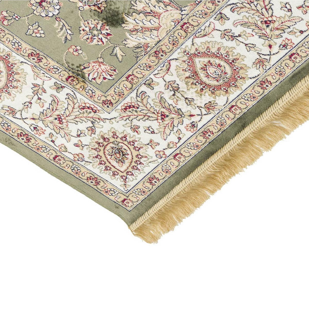 Tappeto Orientale Disegno Persiano Verde