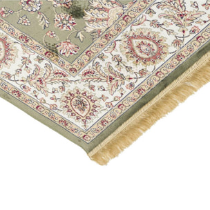 Tappeto Orientale Disegno Persiano Verde