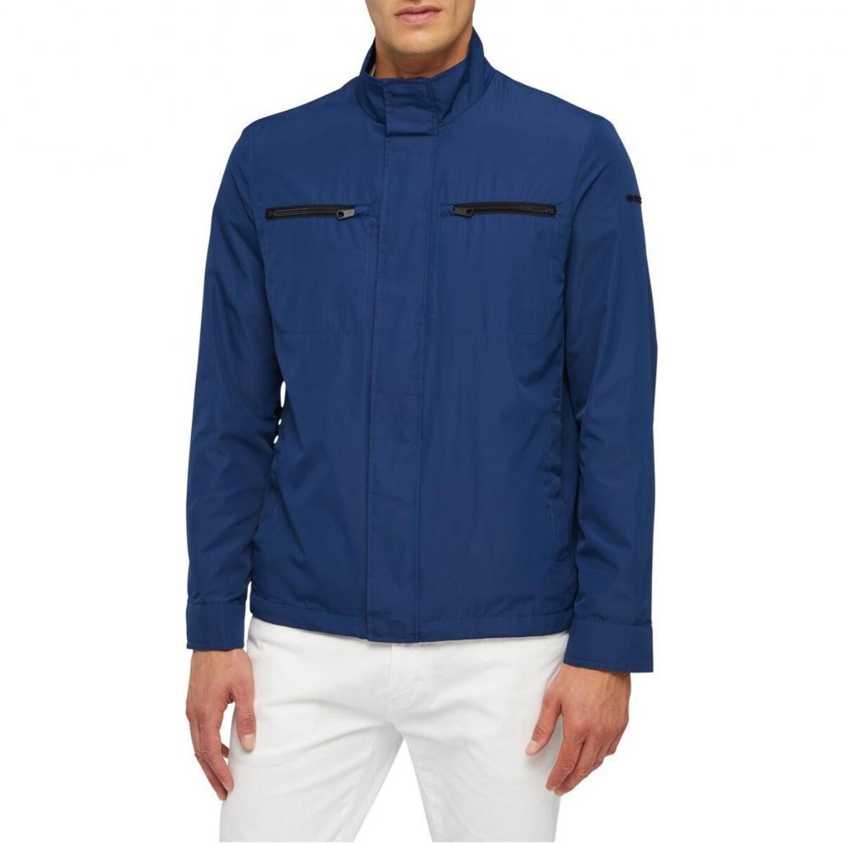 Chaquetas Hombre de la marca GEOX  modelo M JHARROD SHORT JKT AZUL