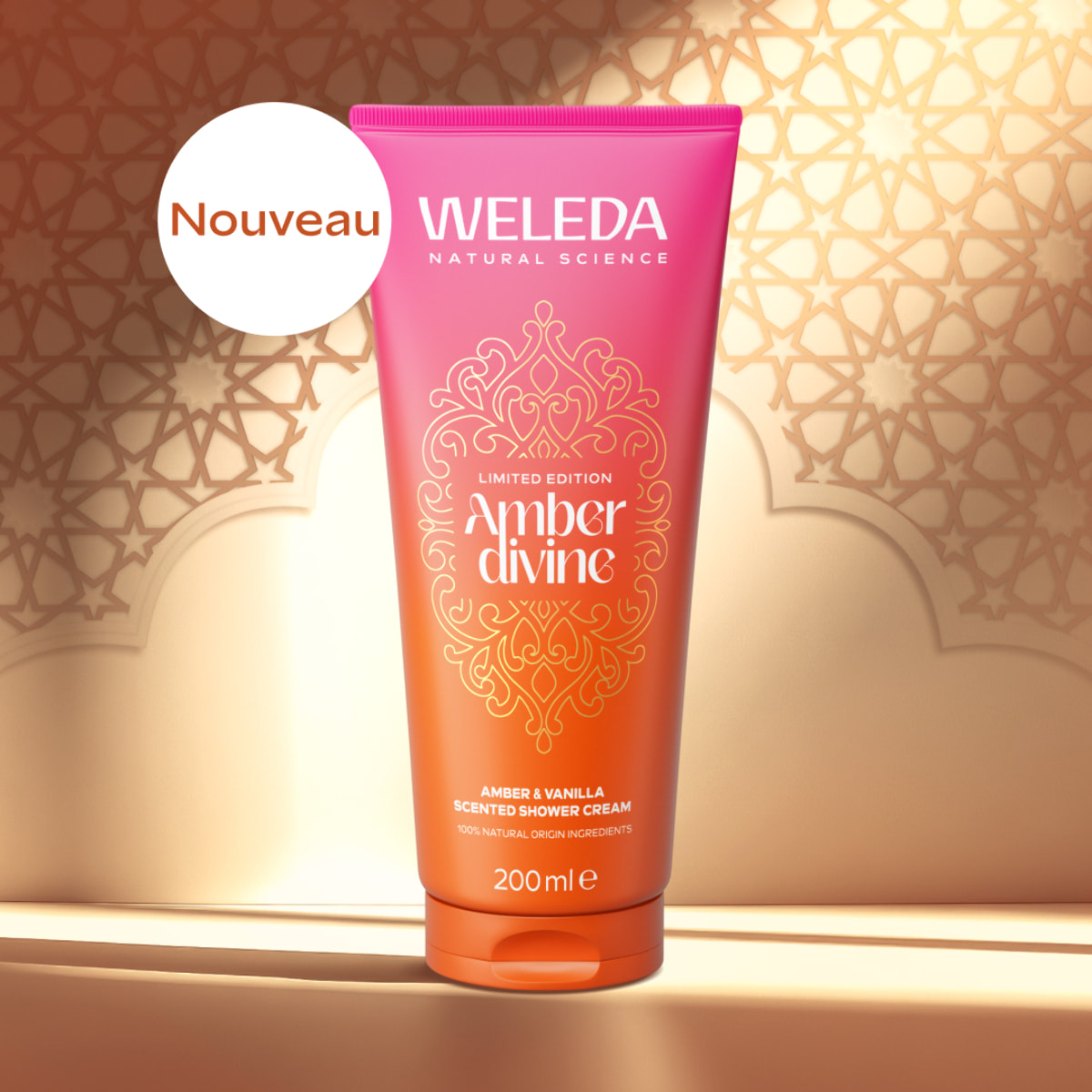 WELEDA - Crème de Douche Amber Divine - Edition Limitée - 200 ml